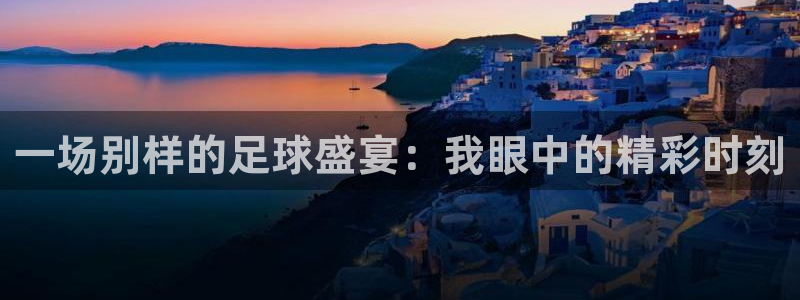 意昂2平台：一场别样的足球盛宴：我眼