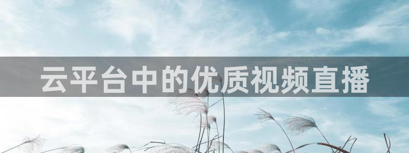 nba鲸鱼直播：云平台中的优质视频直播